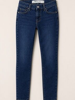 Gap 1969 True Skinny High Rise Blue Jeans Size 29L high waist stretch flattering